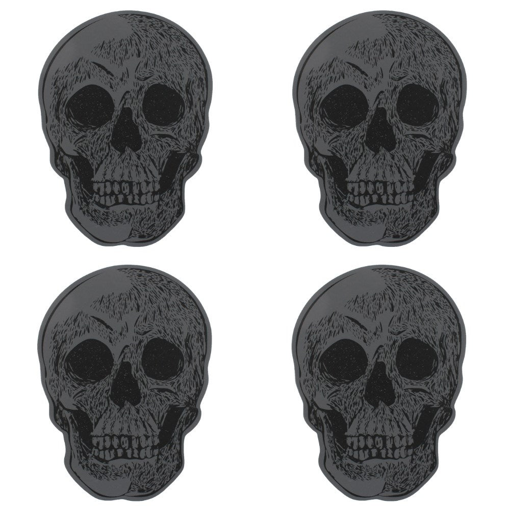 Gothic Gifts Set Of 4 Skull Coasters - Kate's Clothing