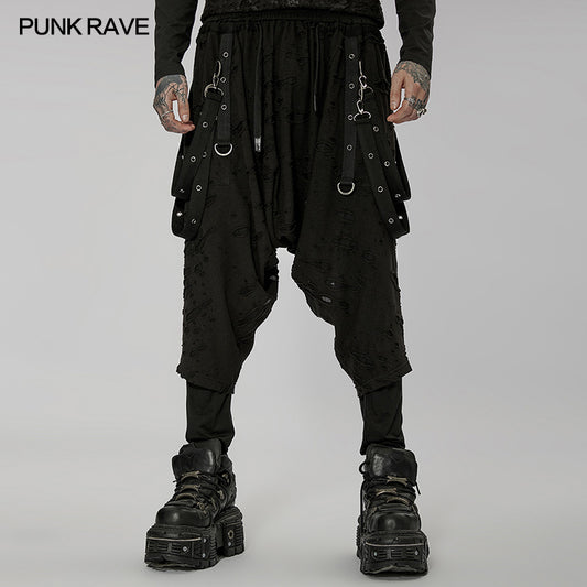 Punk Rave Hayden Relaxed Fit Trousers - Kate's Clothing