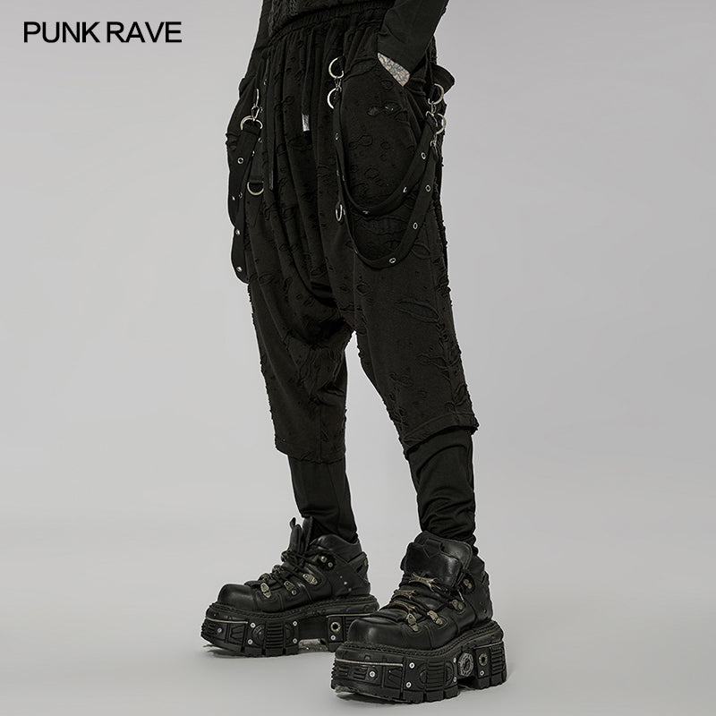 Punk Rave Hayden Relaxed Fit Trousers - Kate's Clothing