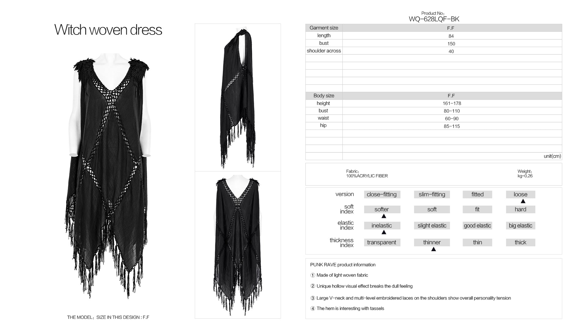 Punk Rave Melia Dress - Kate's Clothing