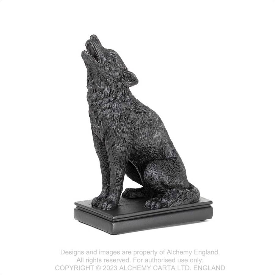 Alchemy Ulula Noctis Wolf Candlestick Holder - Kate's Clothing