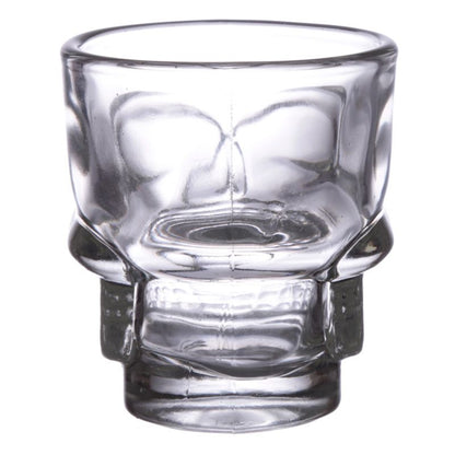Gothic Gifts skull shot glasses set of 2 sturdy moulded design 5.5cm height