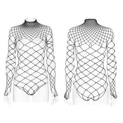 Punk Rave Indira Mesh Top - Black - Kate's Clothing