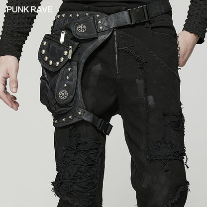 Punk Rave Jericho Pocket Belt - Kate's Clothing