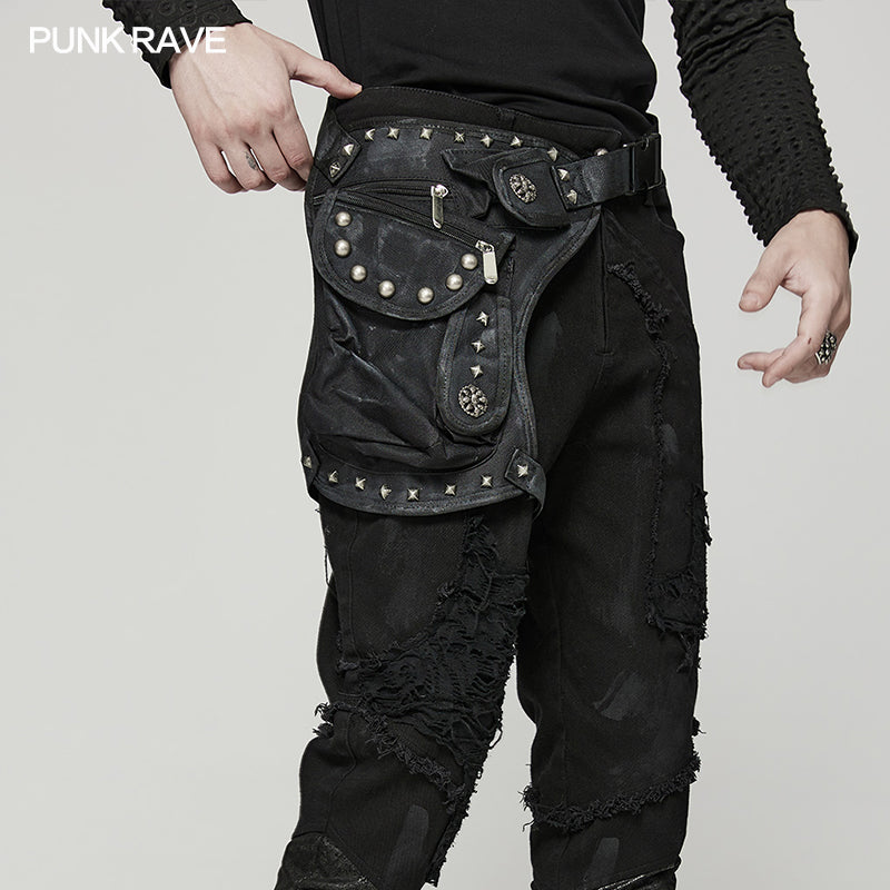 Punk Rave Jericho Pocket Belt - Kate's Clothing