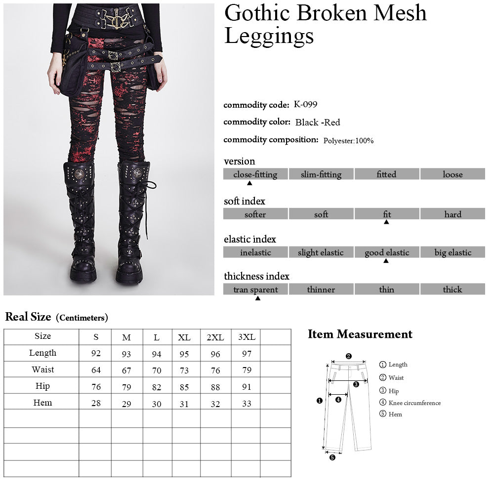 Punk Rave Gothalyptic Lara Leggings - Kate's Clothing