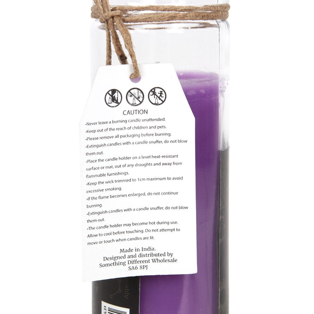 Gothic Gifts Lavender 'Prosperity' Spell Tube Candle - Kate's Clothing
