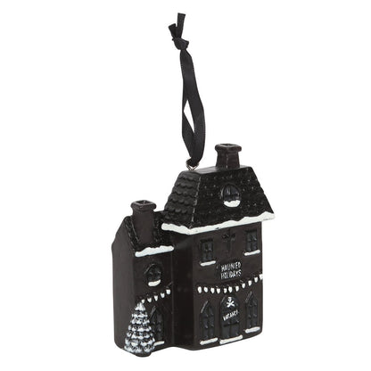 Gothic Gifts Haunted Holiday House Resin Christmas Decoration - Kate's Clothing