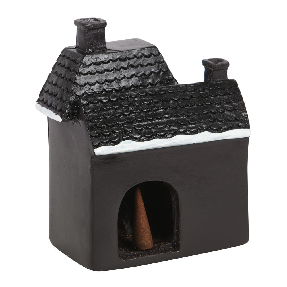 Gothic Gifts Haunted Holiday House Incense Cone Burner - Kate's Clothing