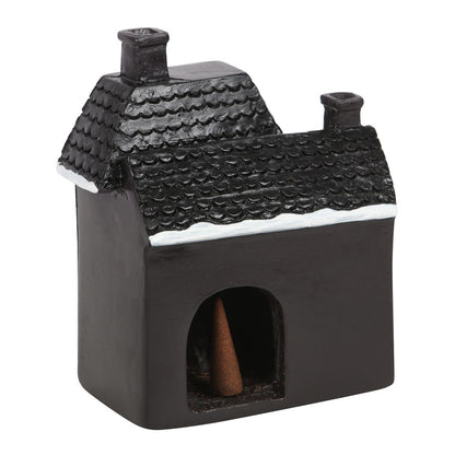 Gothic Gifts Haunted Holiday House Incense Cone Burner - Kate's Clothing