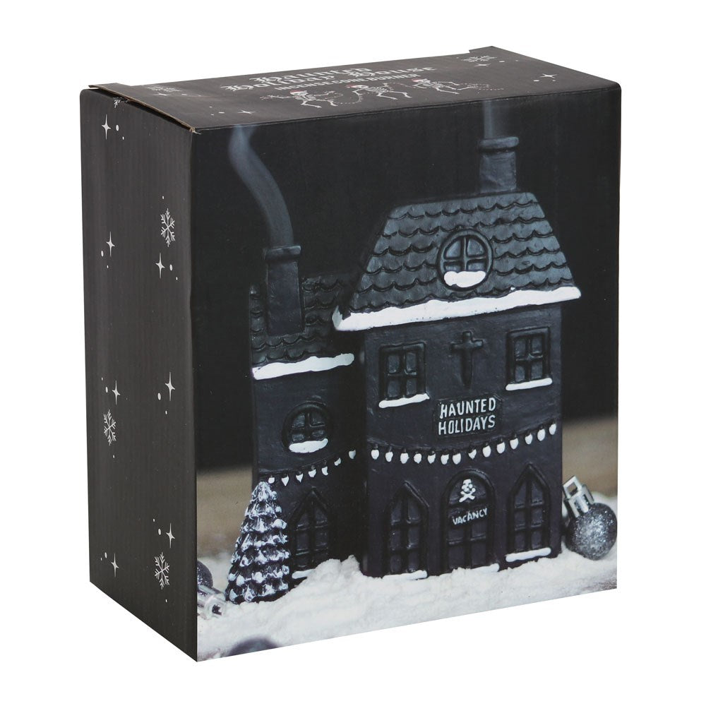 Gothic Gifts Haunted Holiday House Incense Cone Burner - Kate's Clothing