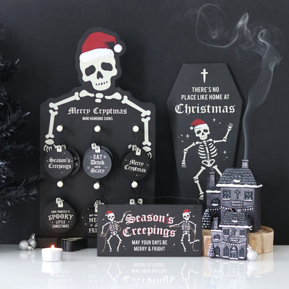 Gothic Gifts Haunted Holiday House Incense Cone Burner - Kate's Clothing