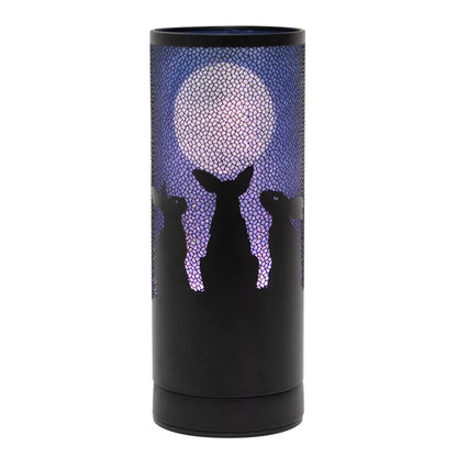 Gothic Gifts Moon Gazing Hares Aroma Lamp - Kate's Clothing