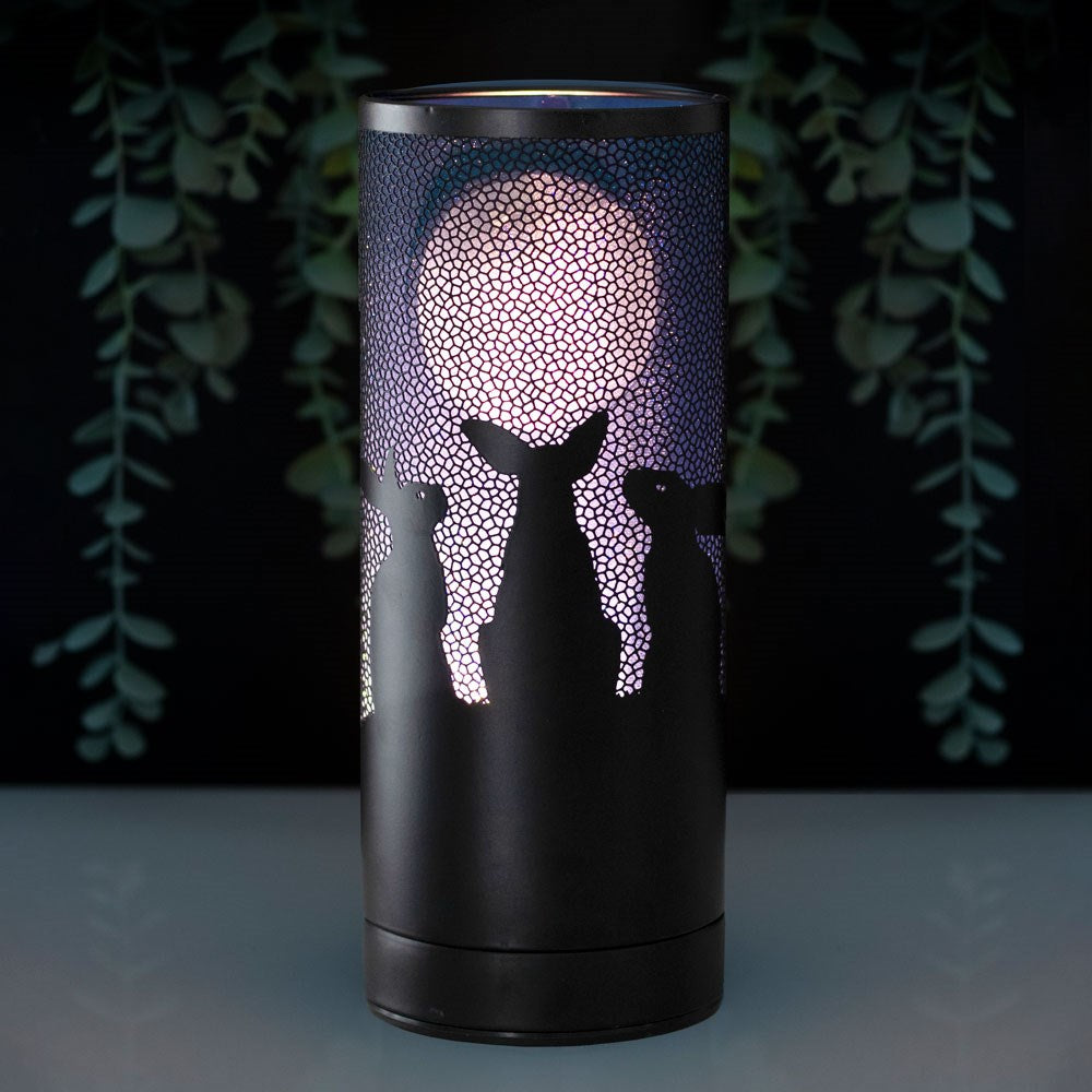 Gothic Gifts Moon Gazing Hares Aroma Lamp - Kate's Clothing