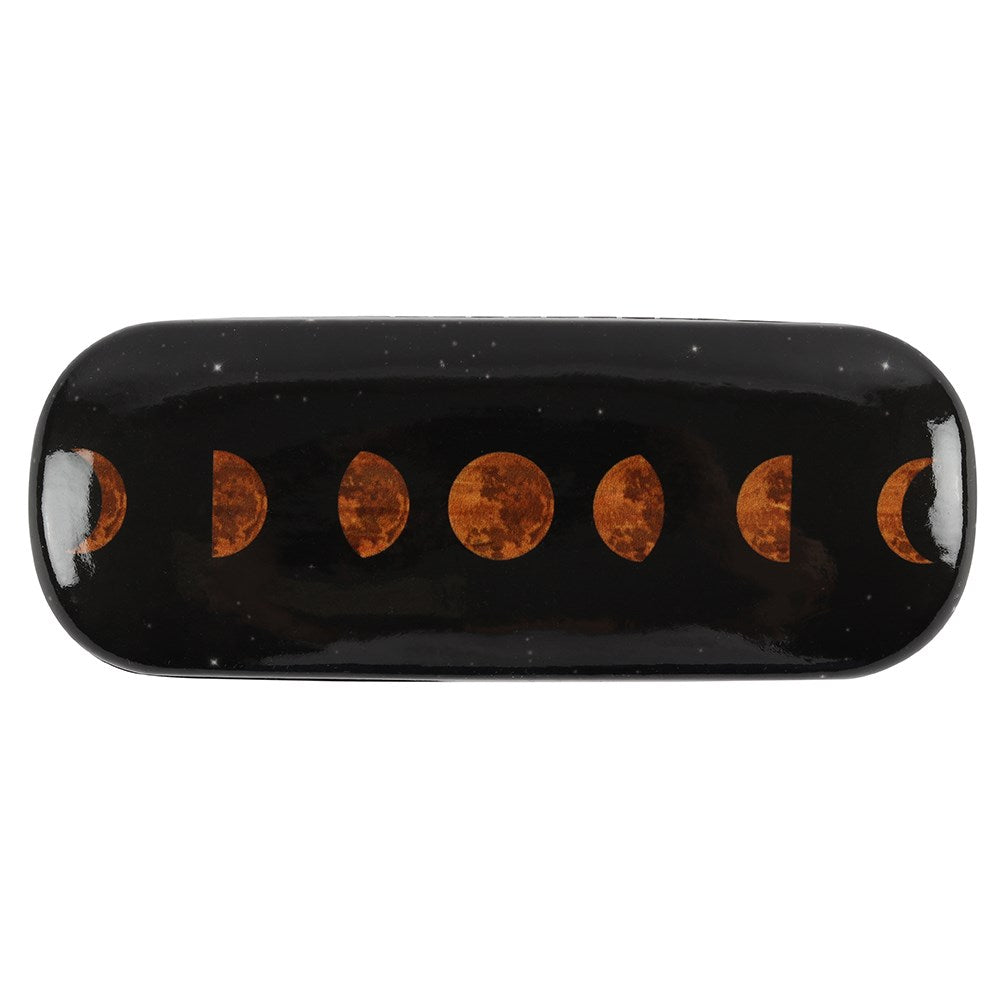 Gothic Gifts Moon Phases Glasses Case - Kate's Clothing