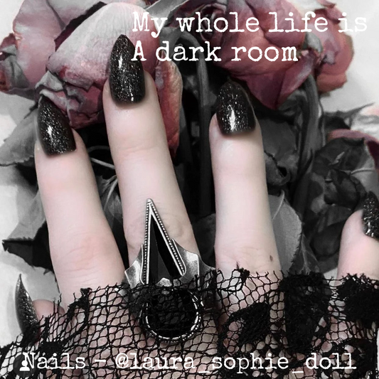 Radioactive Unicorn My Whole Life Is A Dark Room Nail Polish - Kate's Clothing