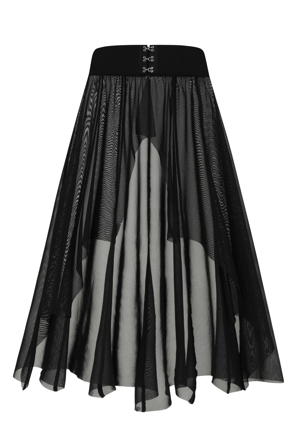 Necessary Evil Camazotz Mesh Bat Wing Effect Train Belt - Kate's Clothing