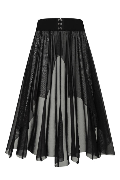 Necessary Evil Camazotz Mesh Bat Wing Effect Train Belt - Kate's Clothing