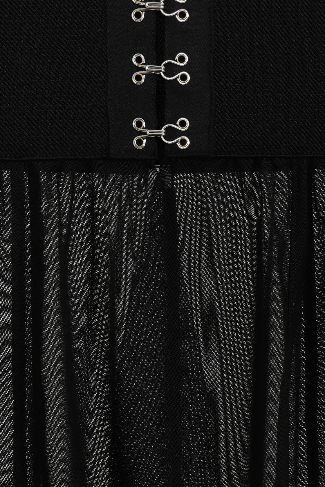 Necessary Evil Camazotz Mesh Bat Wing Effect Train Belt - Kate's Clothing