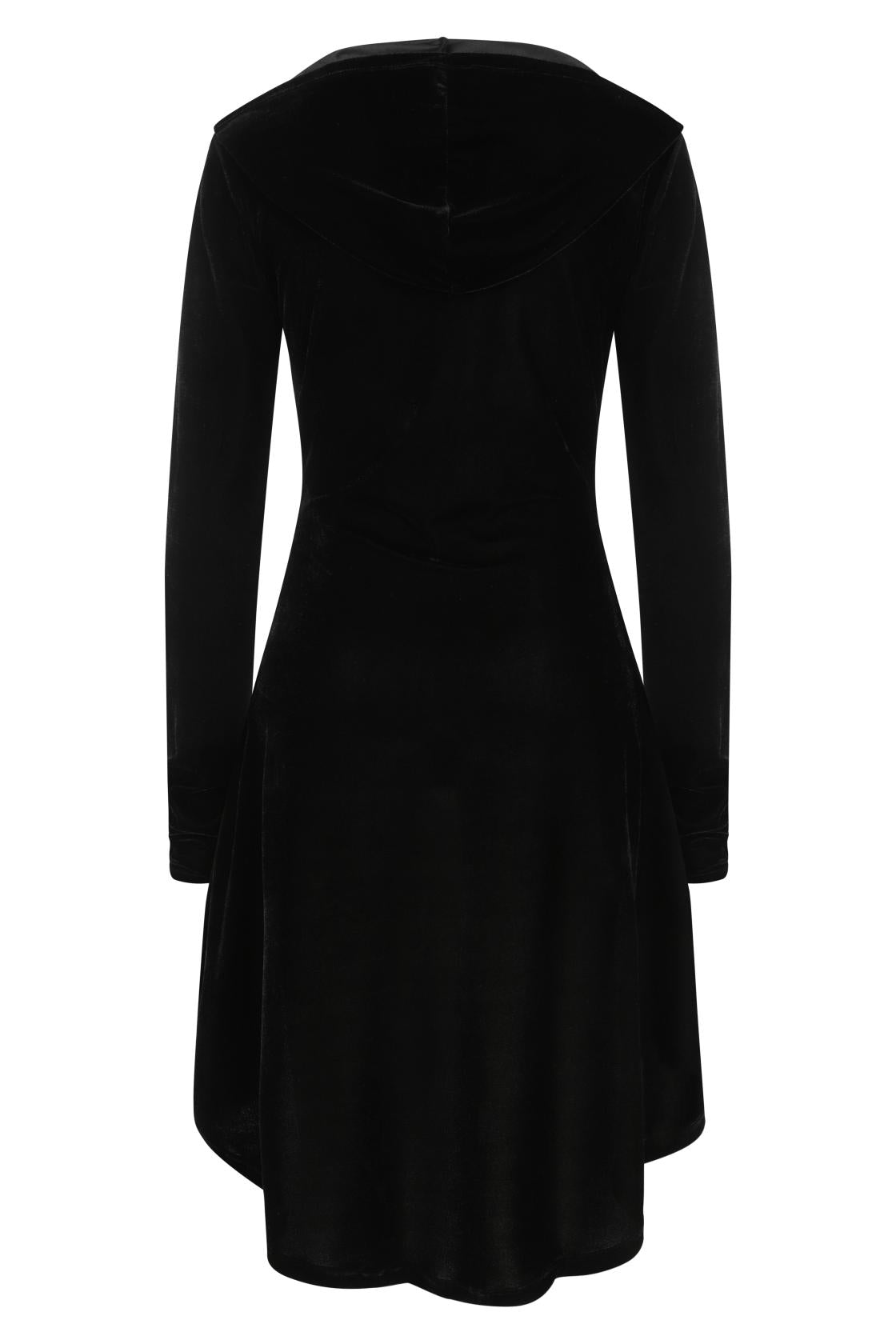 Necessary Evil Hekate Velvet Hoodie With Pockets - Kate's Clothing