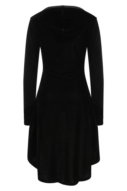 Necessary Evil Hekate Velvet Hoodie With Pockets - Kate's Clothing