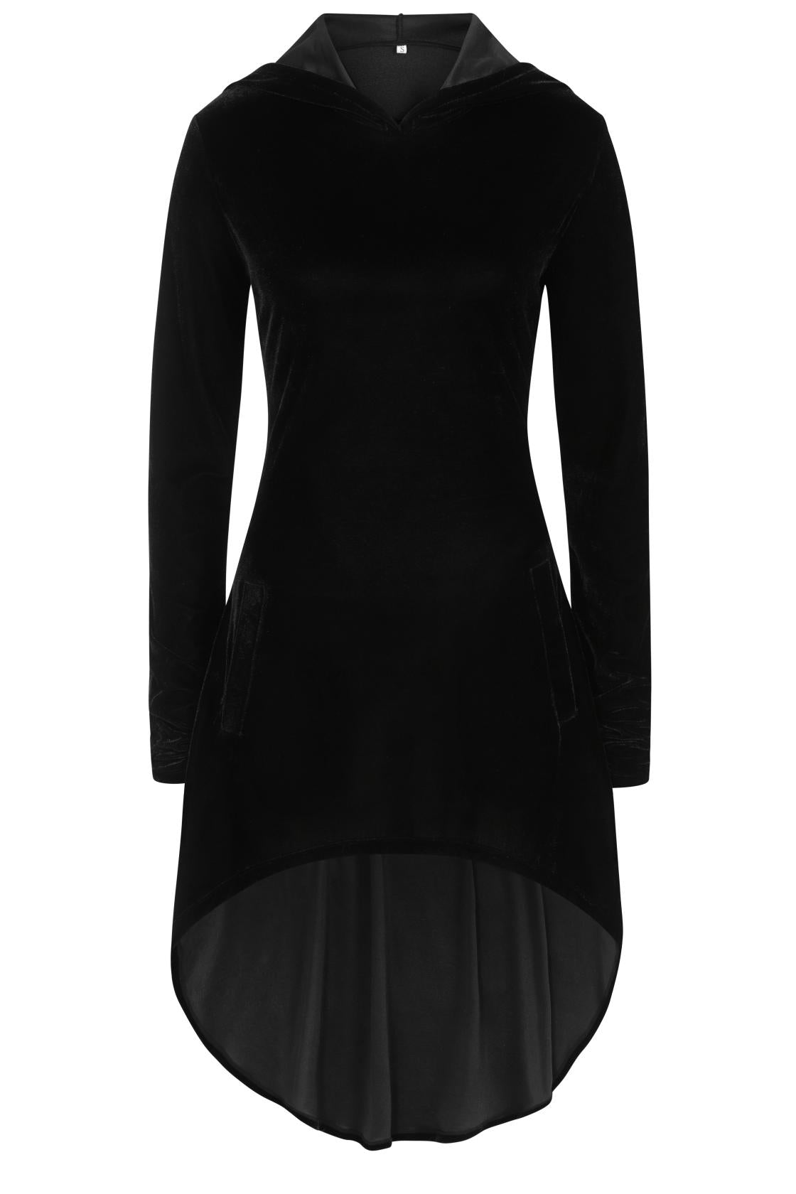 Necessary Evil Hekate Velvet Hoodie With Pockets - Kate's Clothing