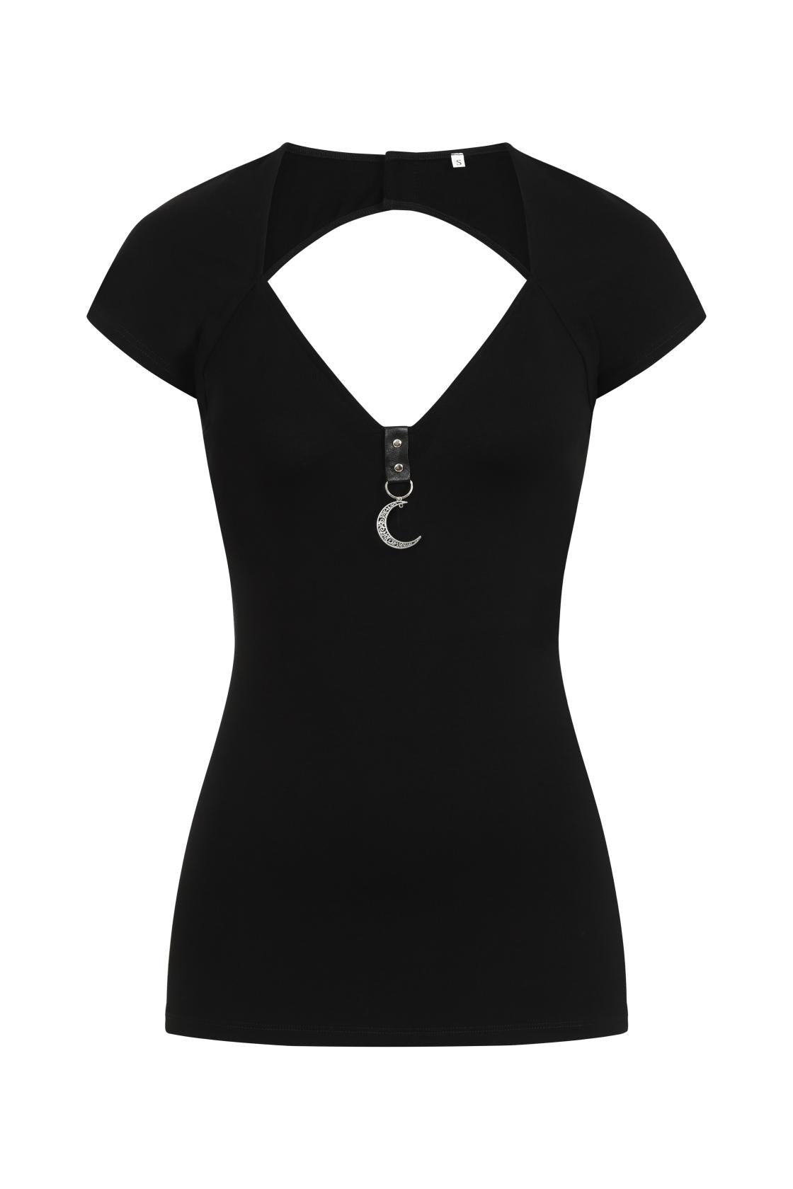 Necessary Evil Luna Cap Sleeve Top - Kate's Clothing