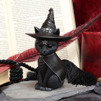 Nemesis Now Purrah Cat hand-painted resin occult figurine gothic home decor