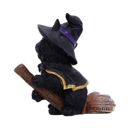 Nemesis Now Tabitha figurine adorable black cat with witch hat resin ornament