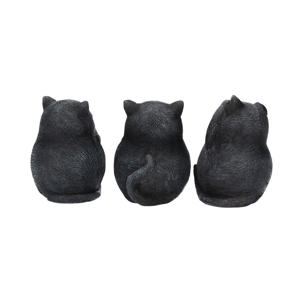 Nemesis Now Three Wise Fat Cats pawsome rotund kitties polyresin figurines