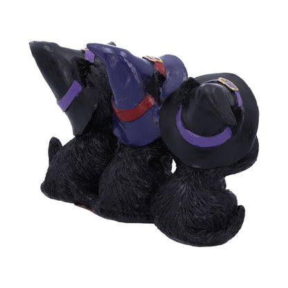 Nemesis Now Three Wise Cats witchy black cats set of 3 figurines 7cm