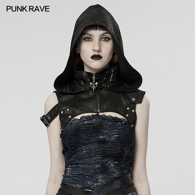 Punk Rave Nixie Hood - Kate's Clothing