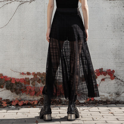 Punk Rave Radella Mesh Skirt - Kate's Clothing