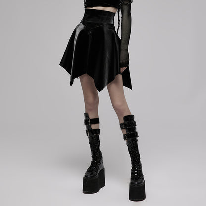 Punk Rave Vampira Mini Skirt - Kate's Clothing