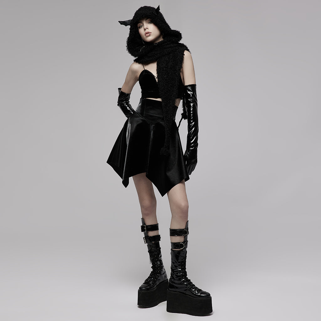 Punk Rave Vampira Mini Skirt - Kate's Clothing