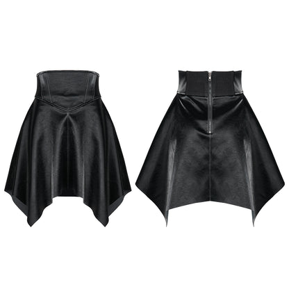 Punk Rave Vampira Mini Skirt - Kate's Clothing
