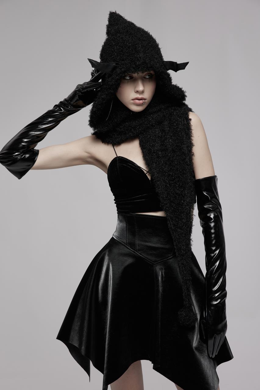 Punk Rave Batty Hooded Capelet - Kate's Clothing