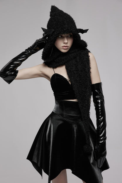 Punk Rave Batty Hooded Capelet - Kate's Clothing