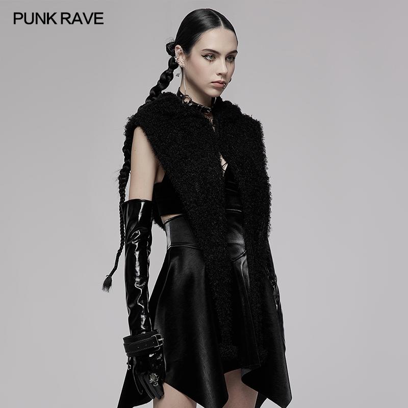 Punk Rave Batty Hooded Capelet - Kate's Clothing