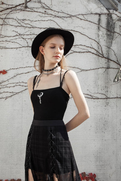 Punk Rave Elyse Ribbed Cami - Kate's Clothing