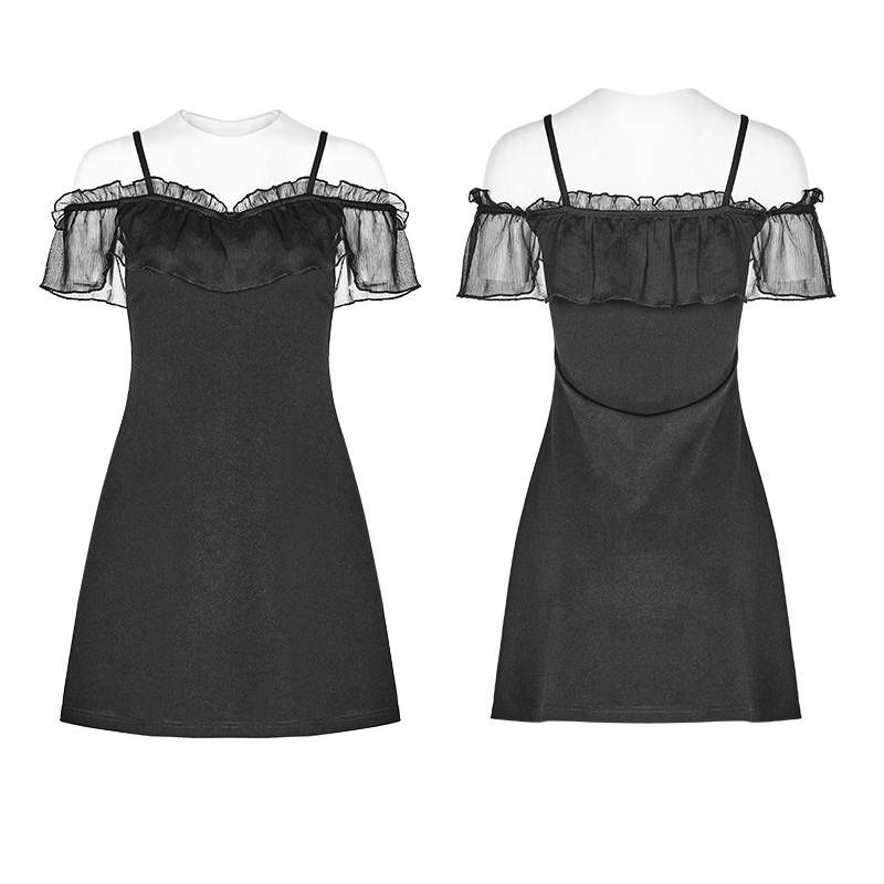 Punk Rave Flynn Strappy Dress - Kate's Clothing