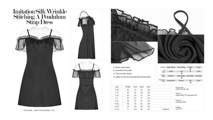 Punk Rave Flynn Strappy Dress - Kate's Clothing