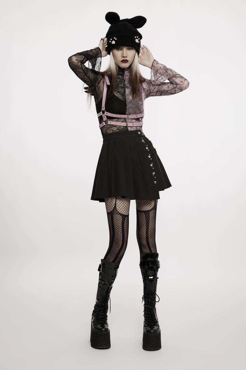 Punk Rave Ivy Pleated Skirt - Kate's Clothing