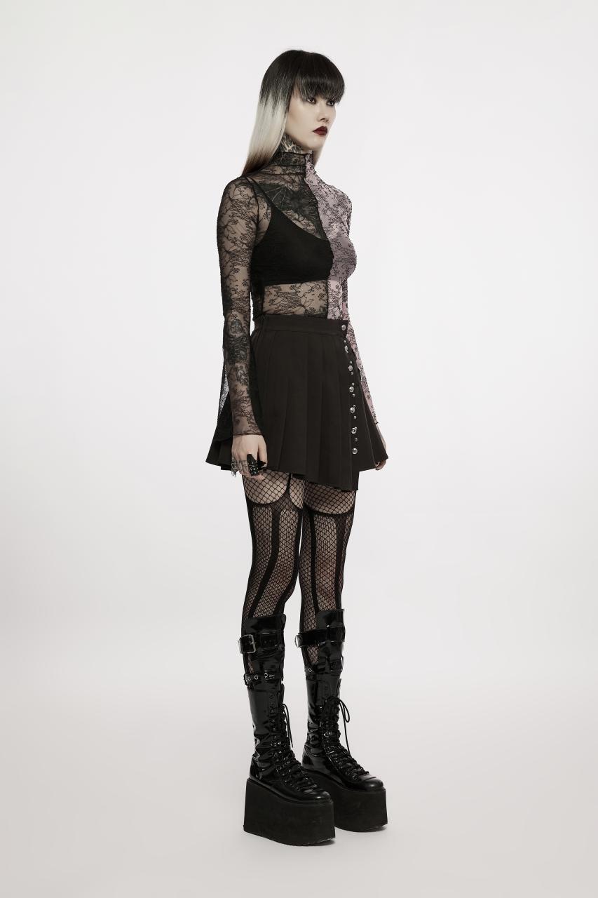 Punk Rave Ivy Pleated Skirt - Kate's Clothing