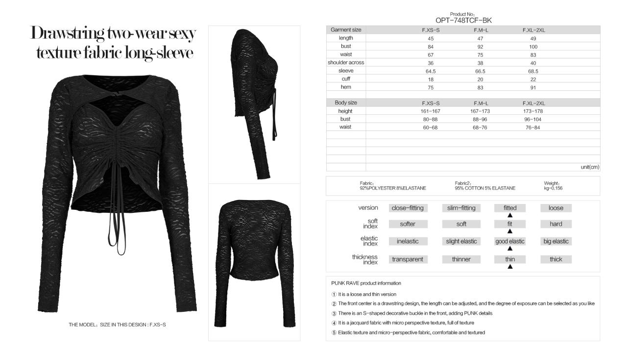 Punk Rave Jaydee Top - Kate's Clothing