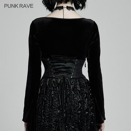 Punk Rave Meri Jacquard Waist Cincher - Kate's Clothing