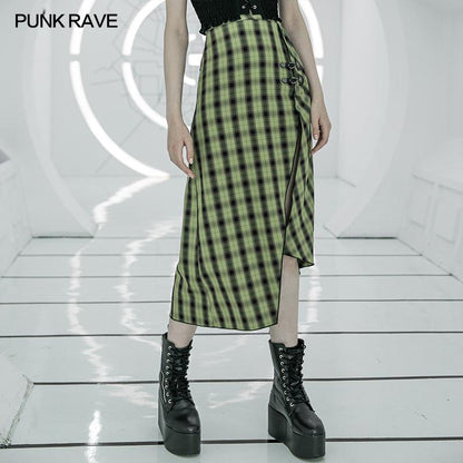 Punk Rave Nazia Asymmetric Skirt - Kate's Clothing