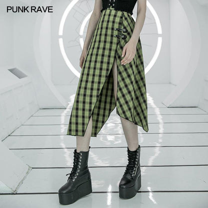 Punk Rave Nazia Asymmetric Skirt - Kate's Clothing