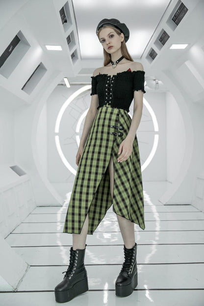 Punk Rave Nazia Asymmetric Skirt - Kate's Clothing