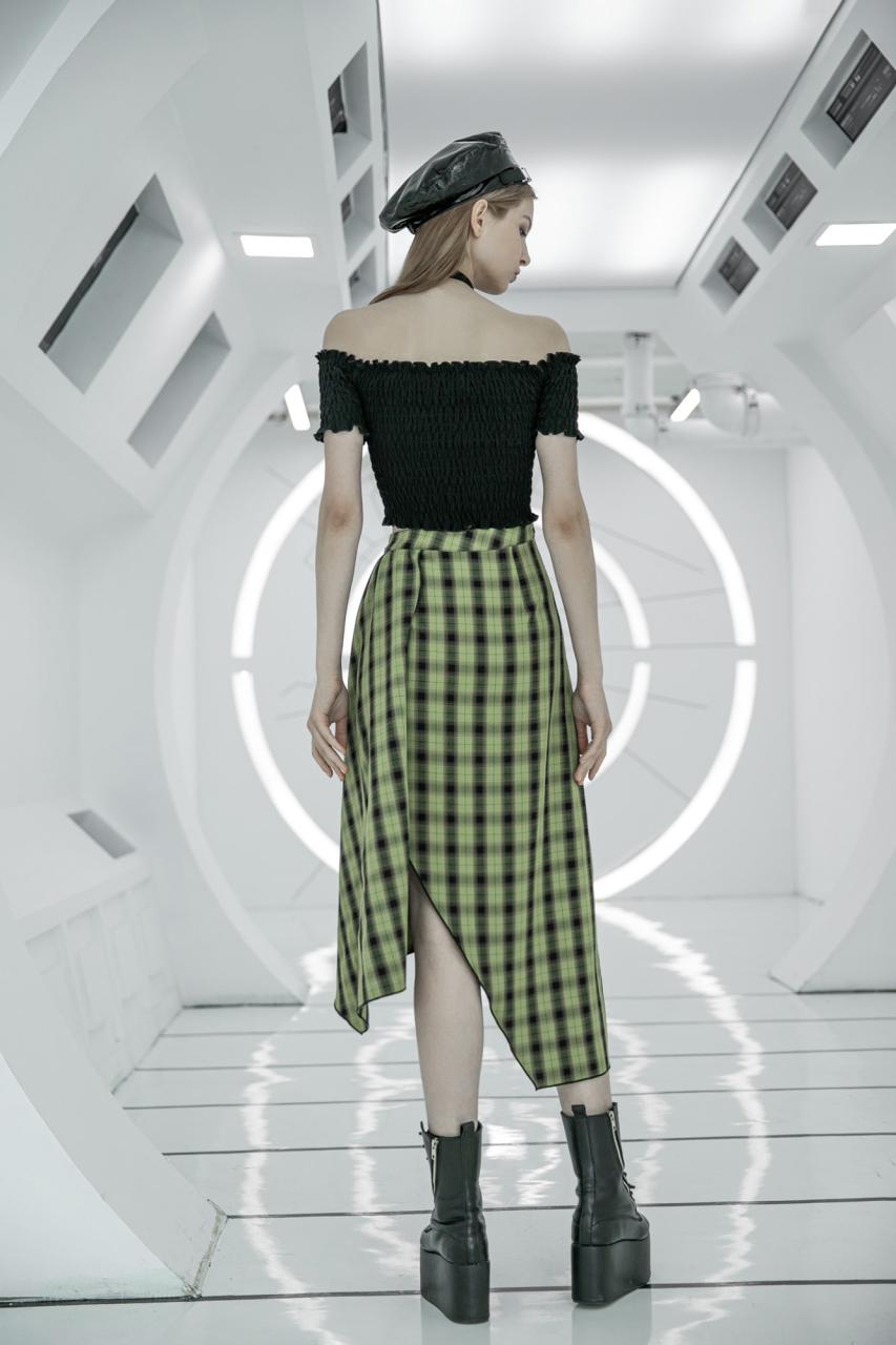 Punk Rave Nazia Asymmetric Skirt - Kate's Clothing